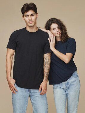 Jungmaven Jung Tee in Navy (NWT)